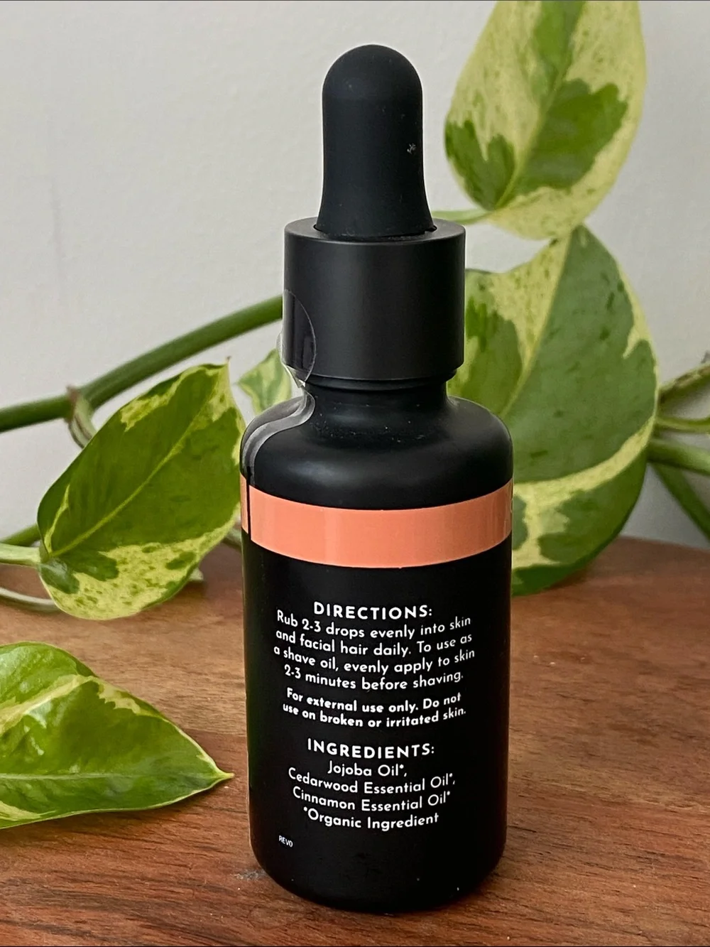 NEW Just Ingredients Cedarwood Spice Face Serum for Men 1oz Organic Ingredients